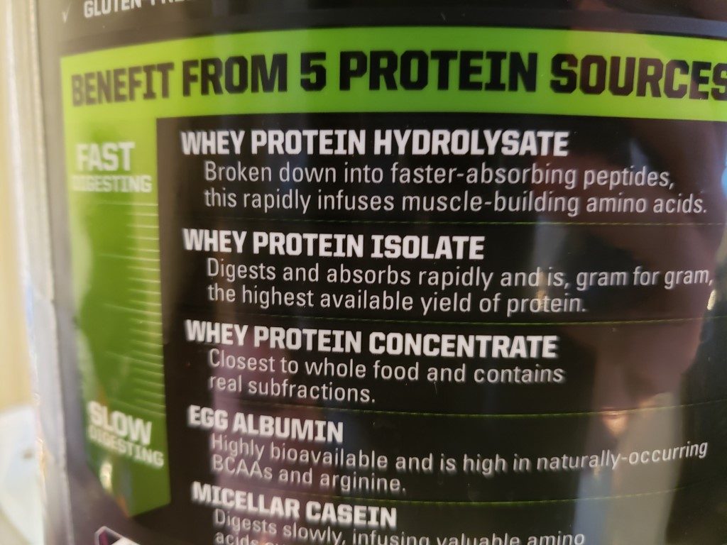 Proteingemisch mit Whey Isolat und Whey Konzentrat